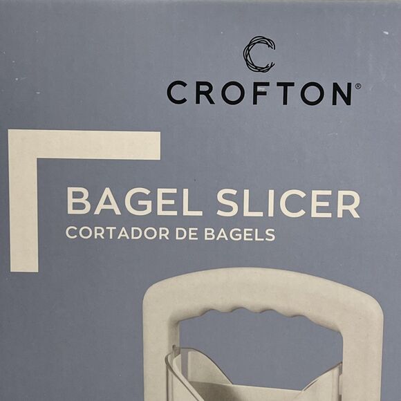 Crofton Bagel Slicer Stainless Steel Blade Cutter Dishwasher Safe Kitchen Tool - Picture 5 of 12